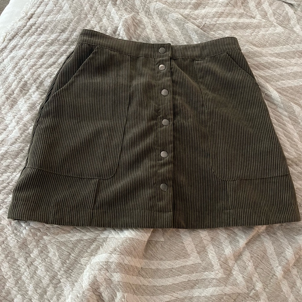 Lush Size M corduroy skirt